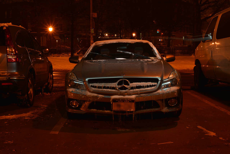 Illustration for article titled Light Painted Mercedes SL63